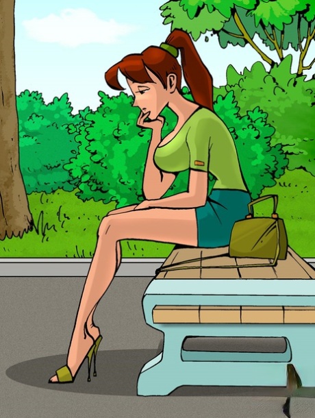 desenho animado de travesti linda arquivo