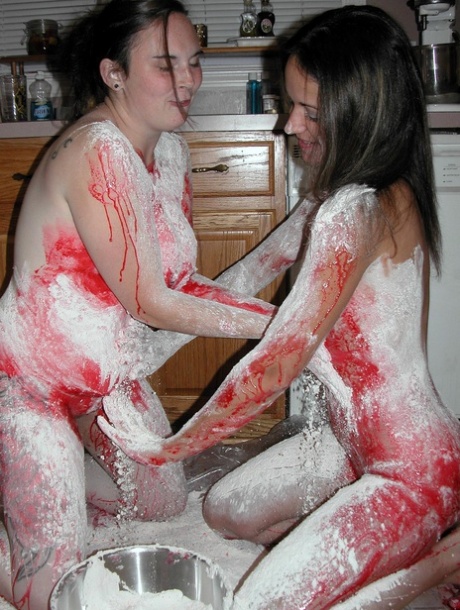 lesbian kitchen art xxx img