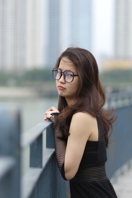 asian glasses hot nude pic